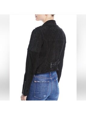 Alice + Olivia Black  Suede Jacket
